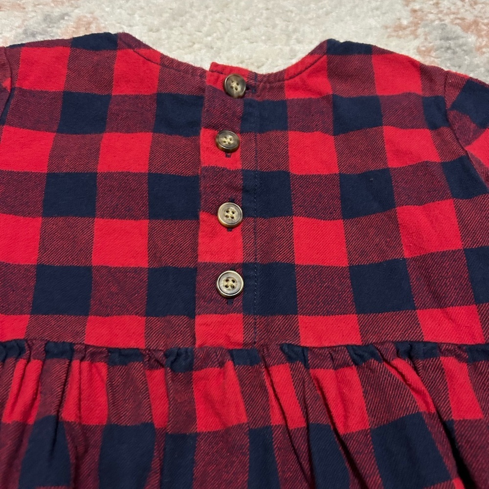 Hanna Andersson Girls Buffalo check dress size 5 - Picture 5 of 5